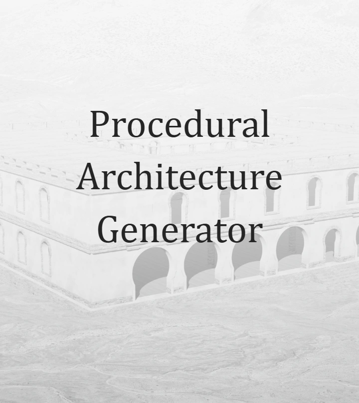 Procedural Architecture Generator documentation artwork